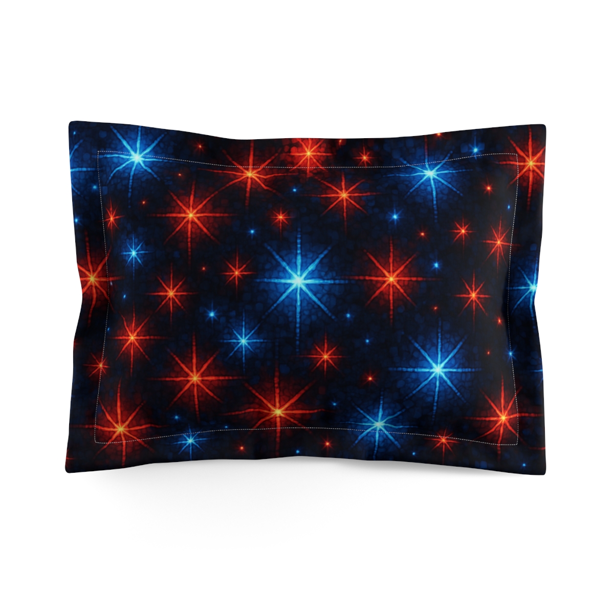Starburst Mosaic Field unique shape pillows