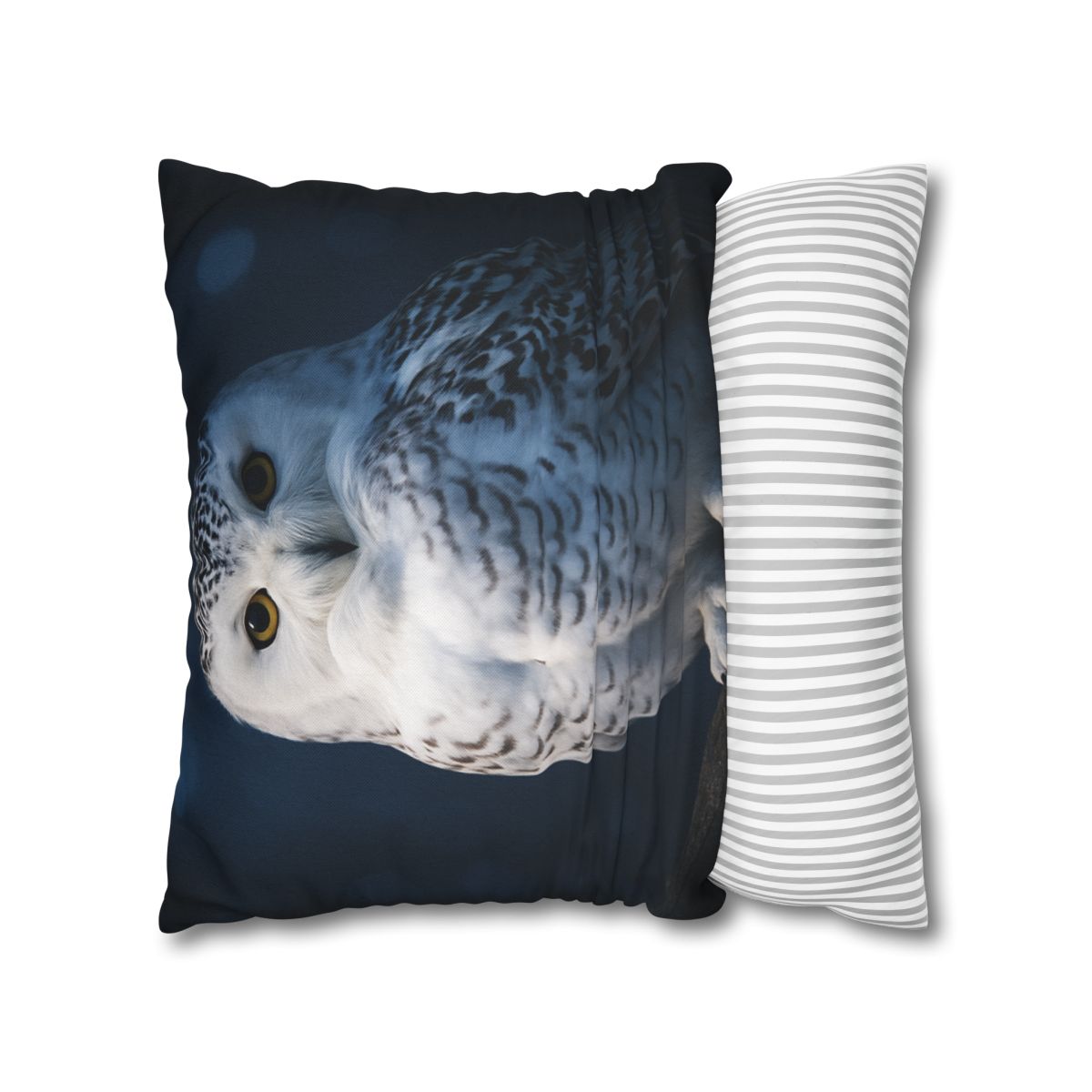 Midnight Watch Snowy Owl soft cotton pillow cases