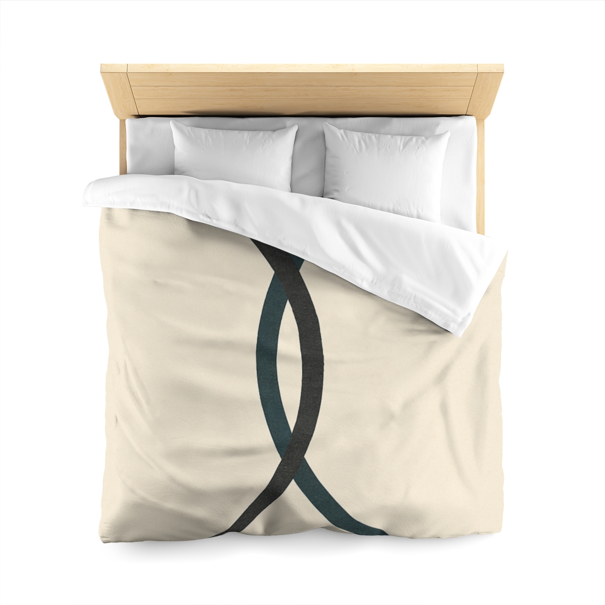 Intersecting Arc Duo Balanced unique patterned duvets