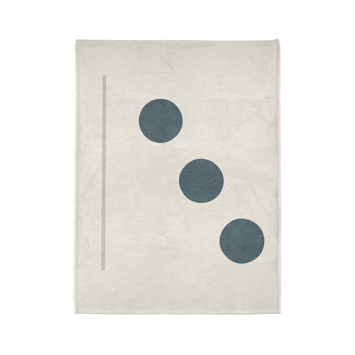Diagonal Trio With Resting Line designer printed blankets