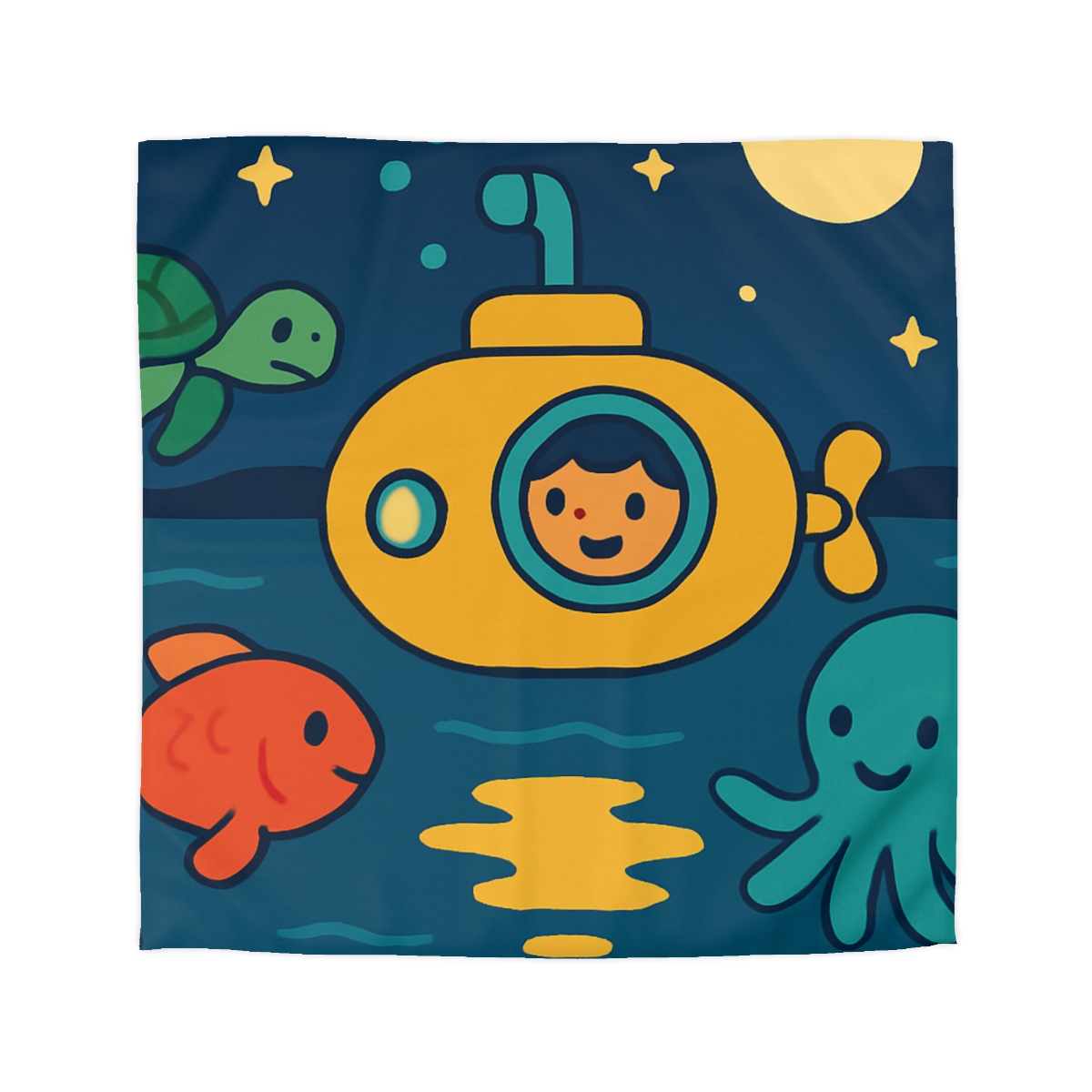 Starry Ocean Explorers stylish duvet covers