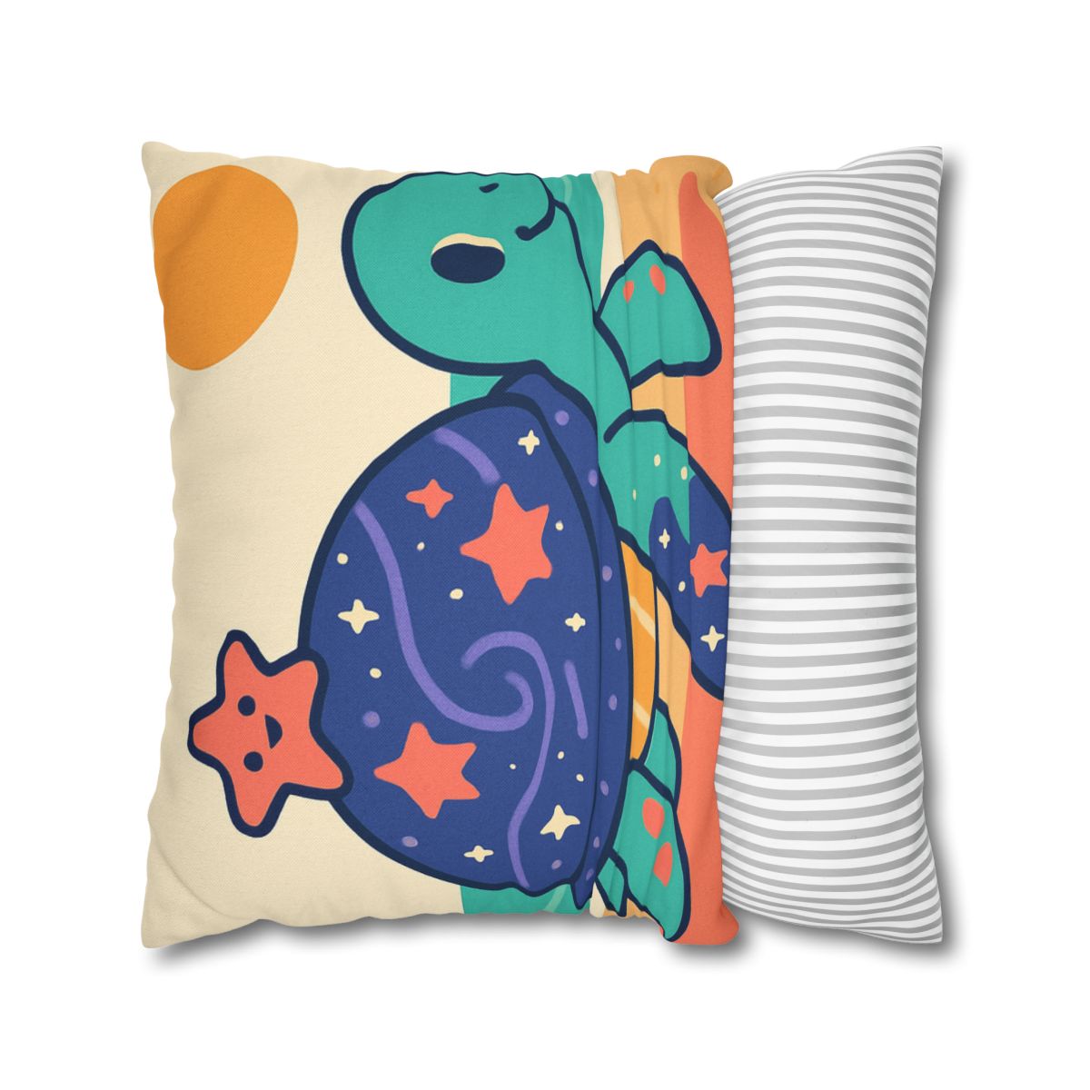 Galactic Seashell Turtle custom pillow cases
