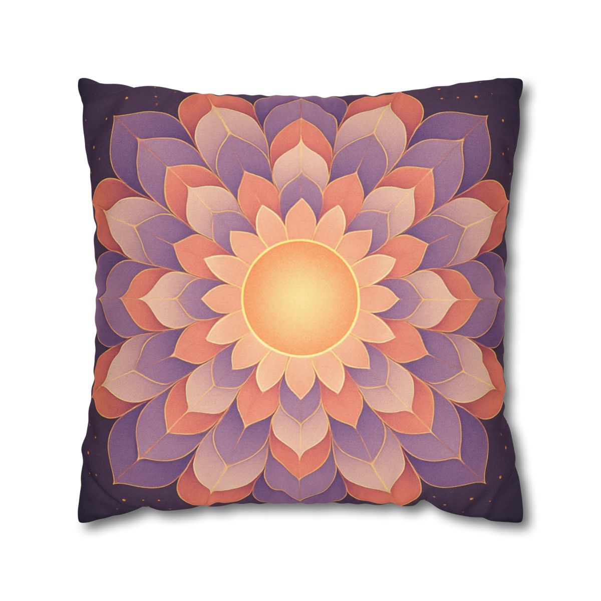 Petal Halo Mandala Drift unique gift pillow cases