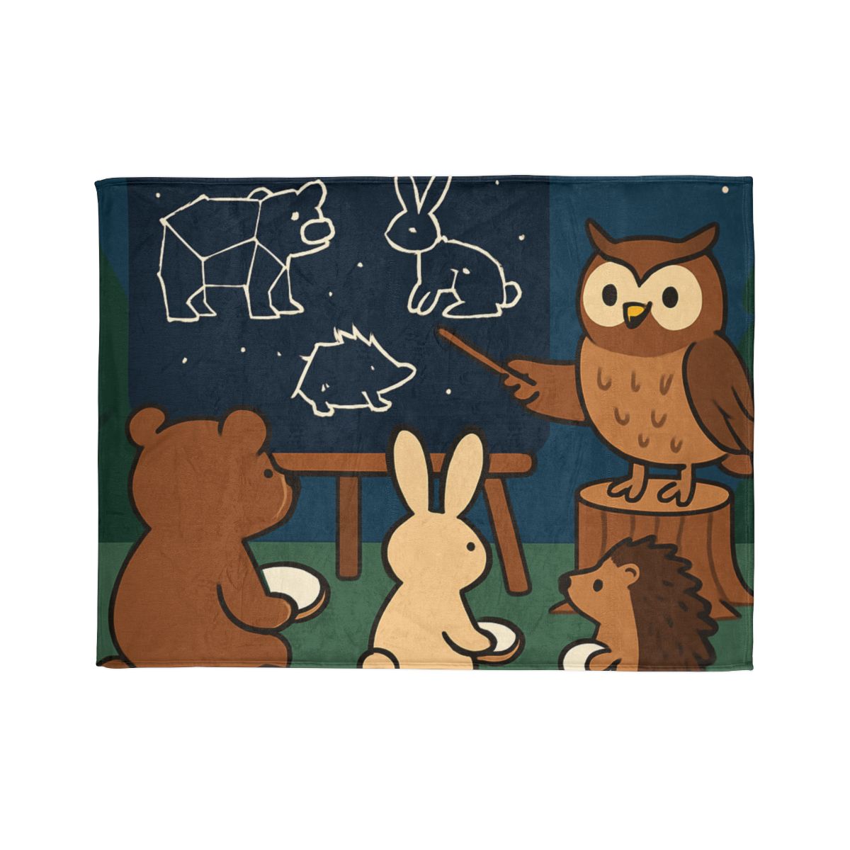 Constellation Classroom Of Forest Animals unique gift blanketscustom blankets