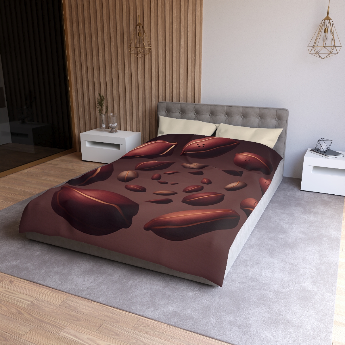 Seed Pod Orbit Cluster soft comforter duvets