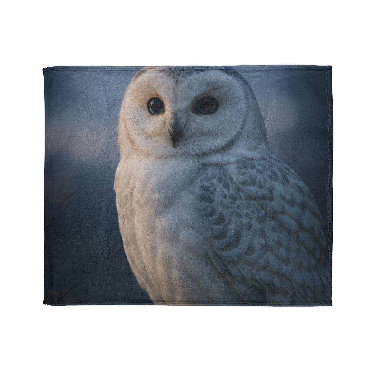 Twilight Watcher Snowy Owl unique gift blankets