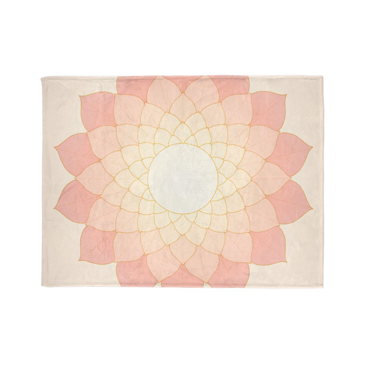 Petal Halo Lattice soft fleece blankets