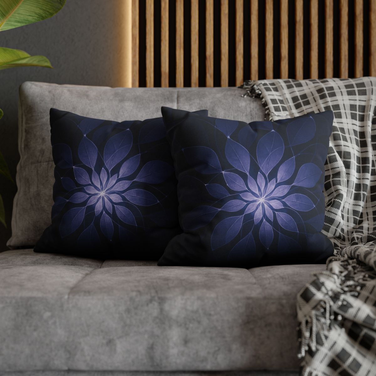 Starlit Petal Lattice soft cotton pillow cases