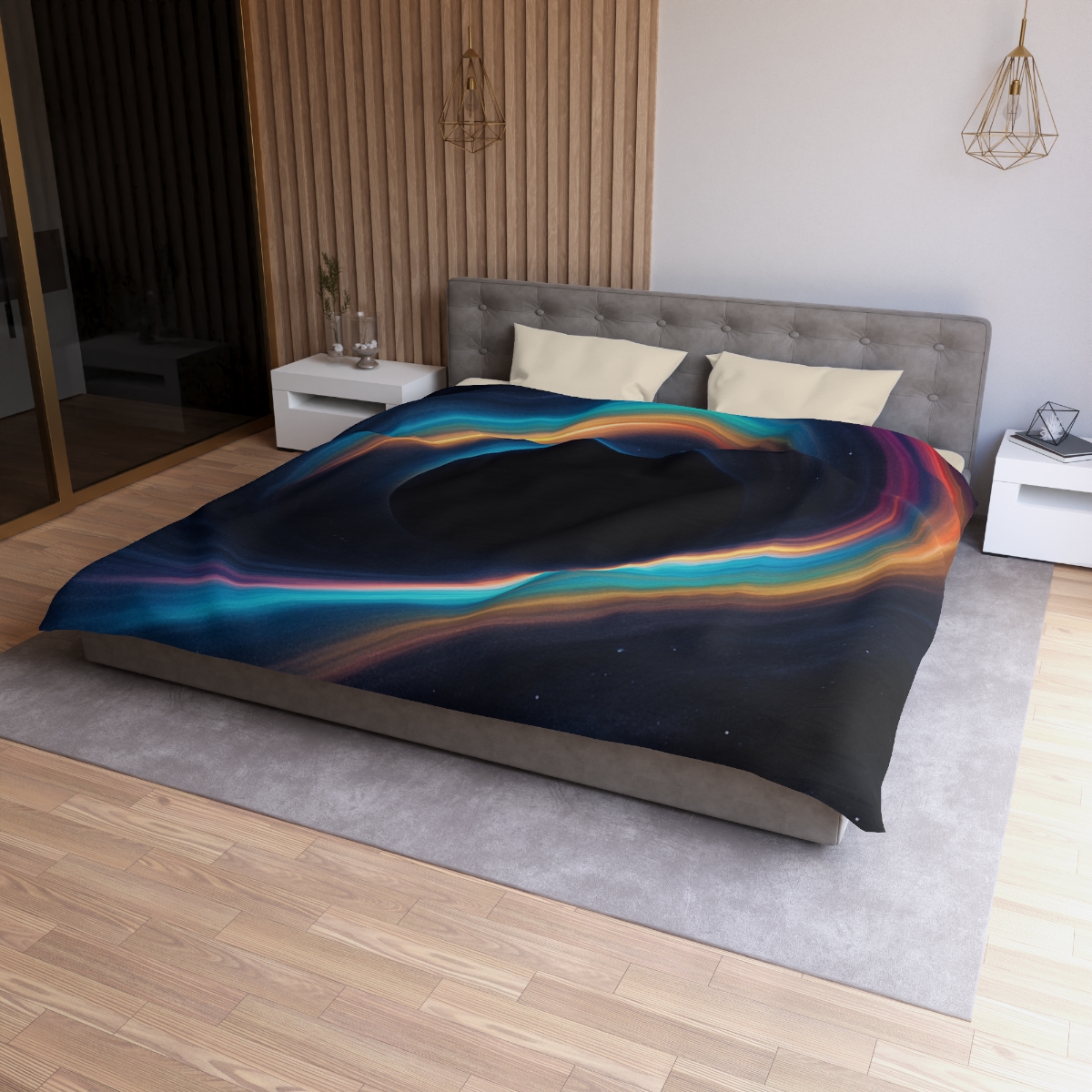 Chromatic Lensing Mirage trendy bedroom duvets
