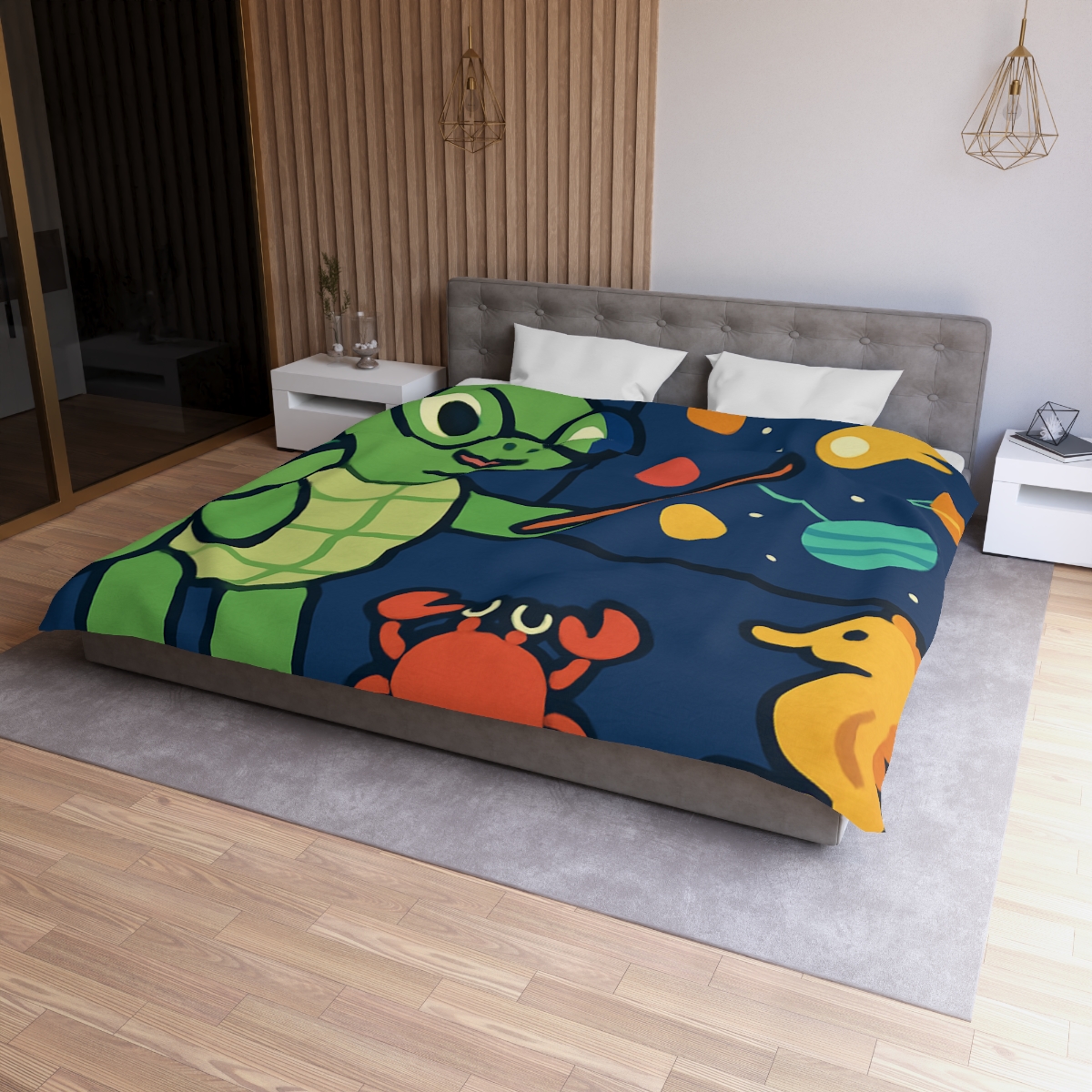 Comet Classroom Turtle stylish duvet covers