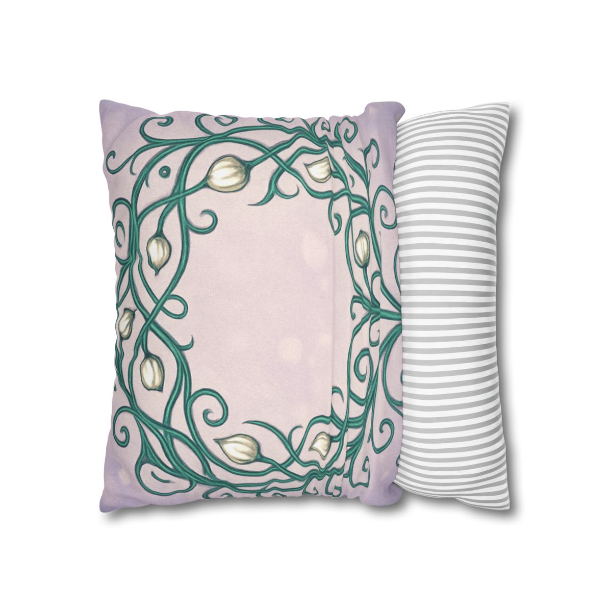 Vine Lattice Halo designer print pillow cases