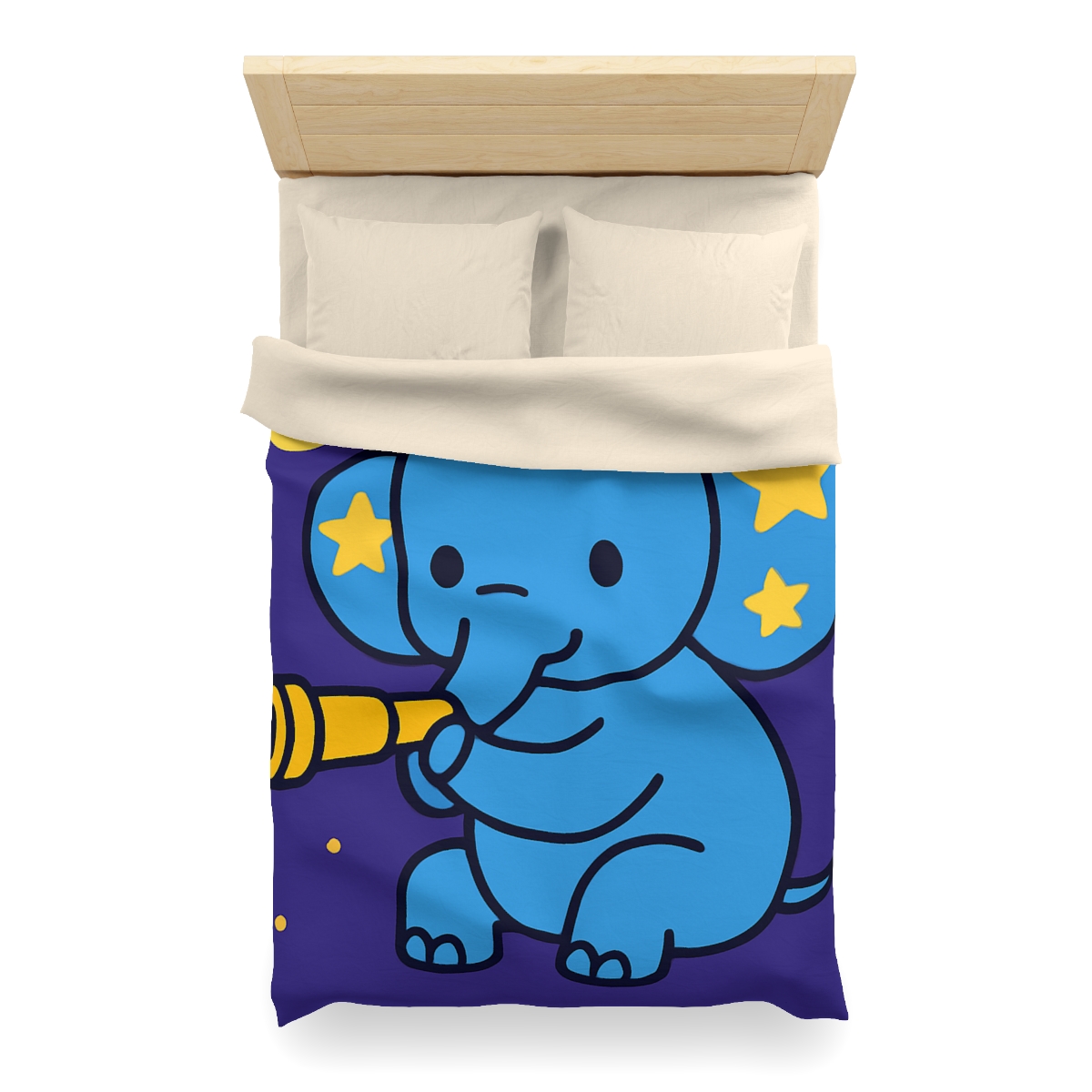 Starlight Safari Elephant personalized bedding duvets