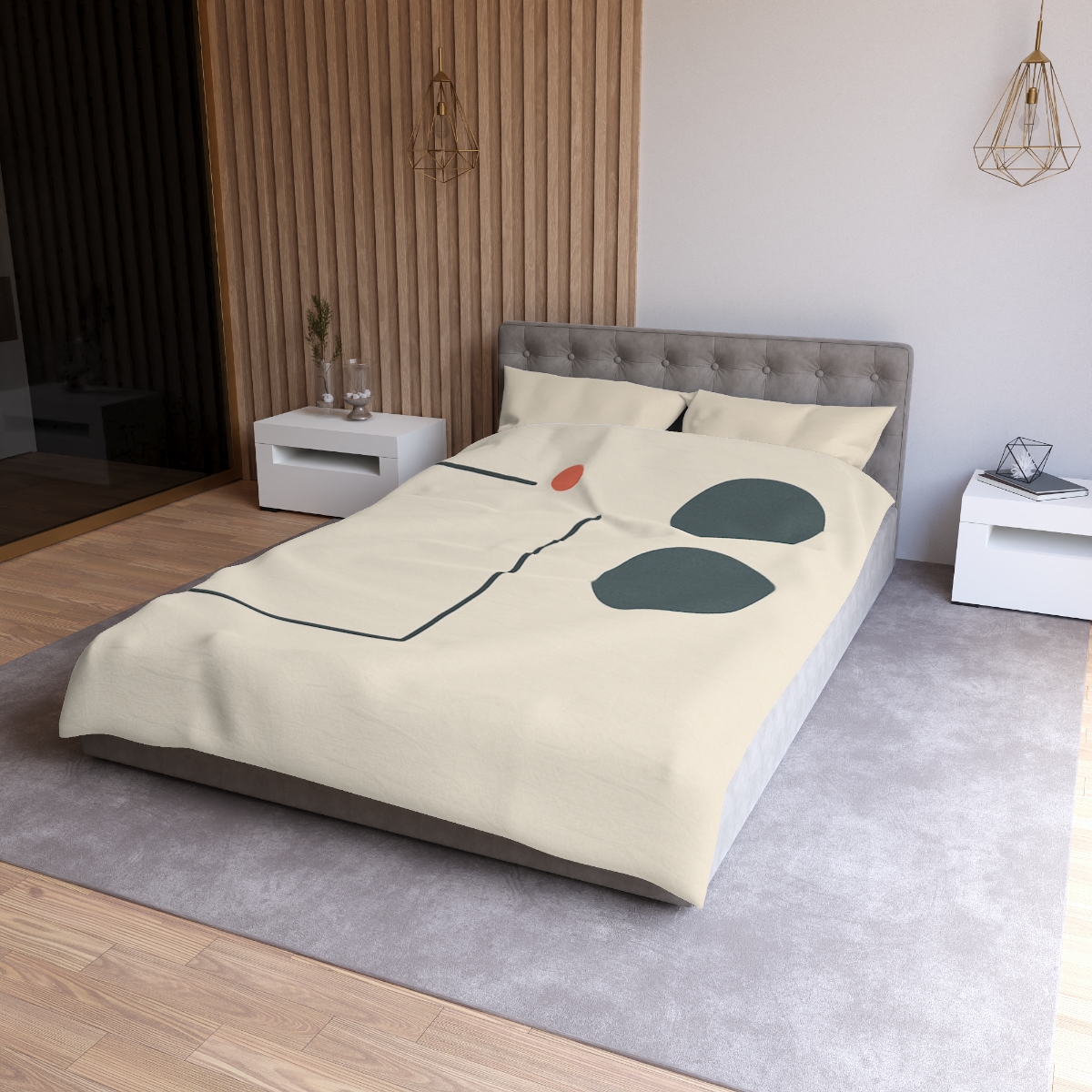 Broken Frame And Drifting Pair trendy bedroom duvets