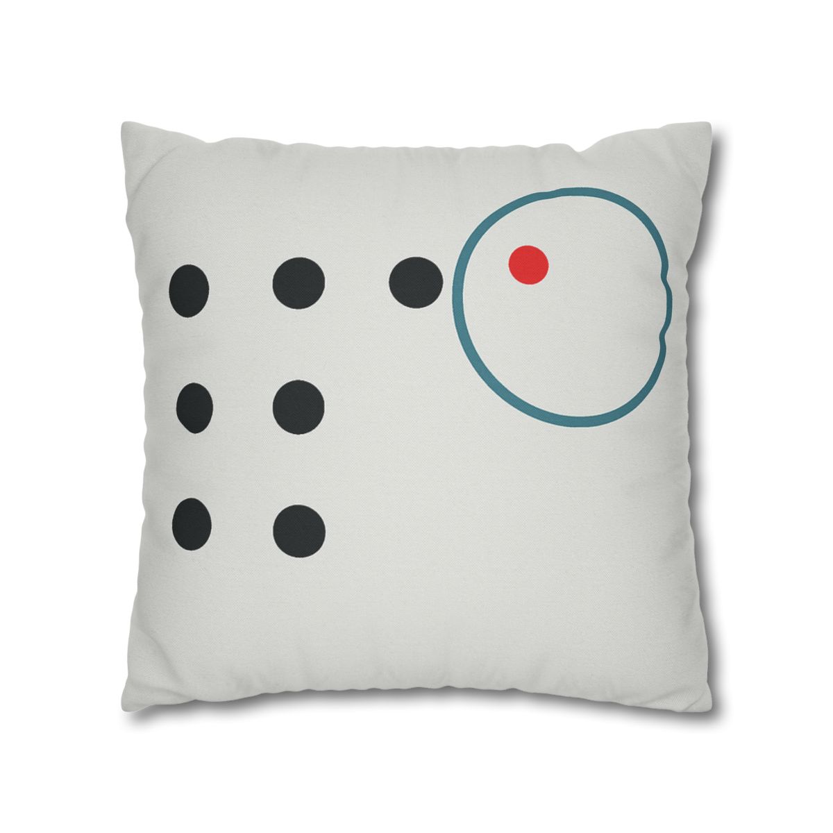 Broken Grid With One Orbit Ring stylish decorative pillowcases