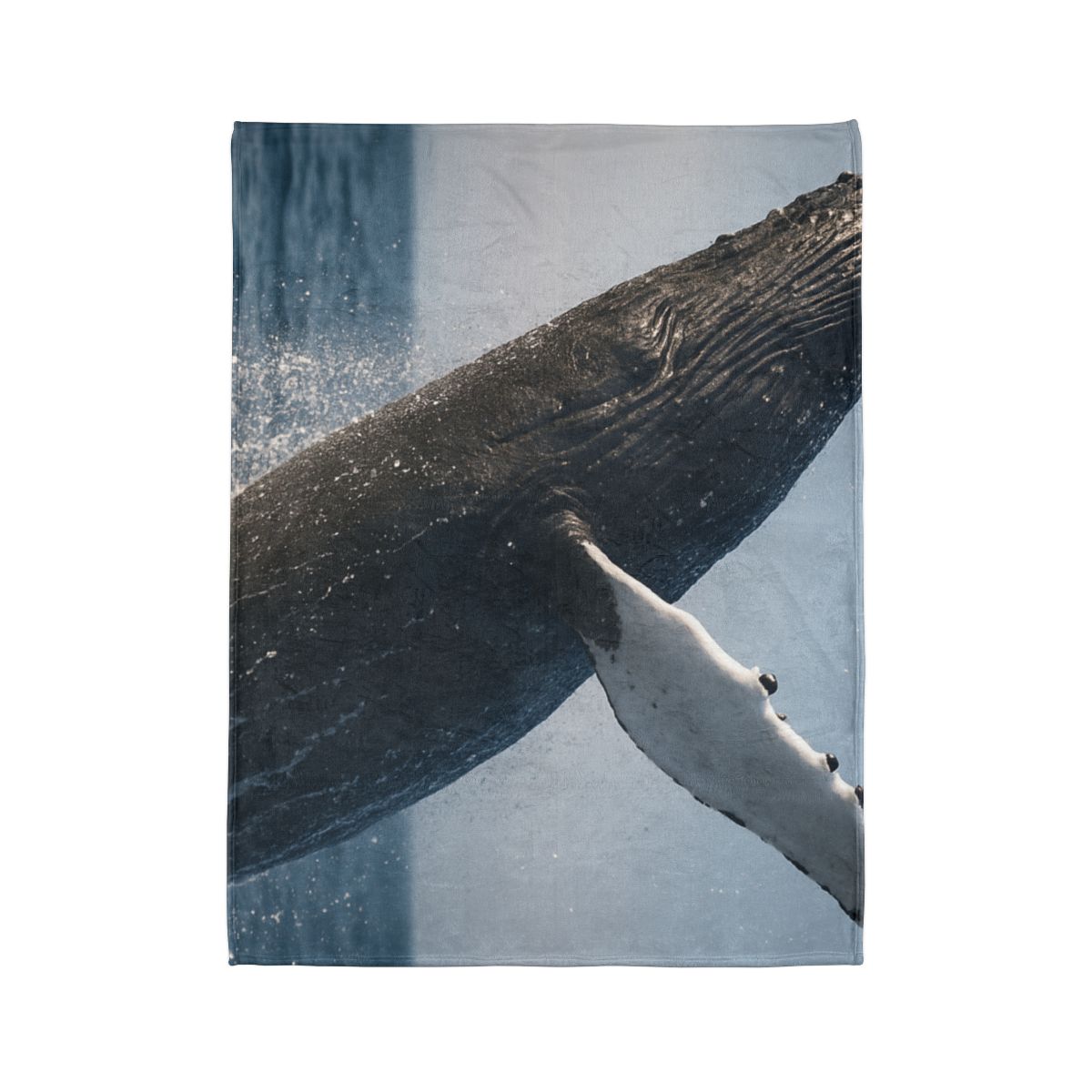 Tidal Song Humpback Whale stylish throw blankets