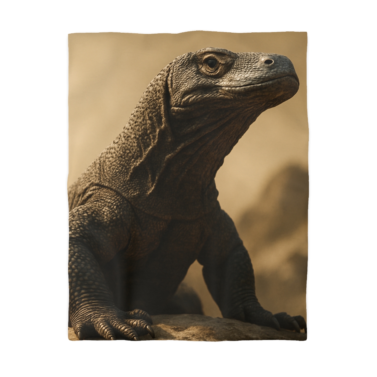 Ancient Sentinel Komodo Dragon unique patterned duvets