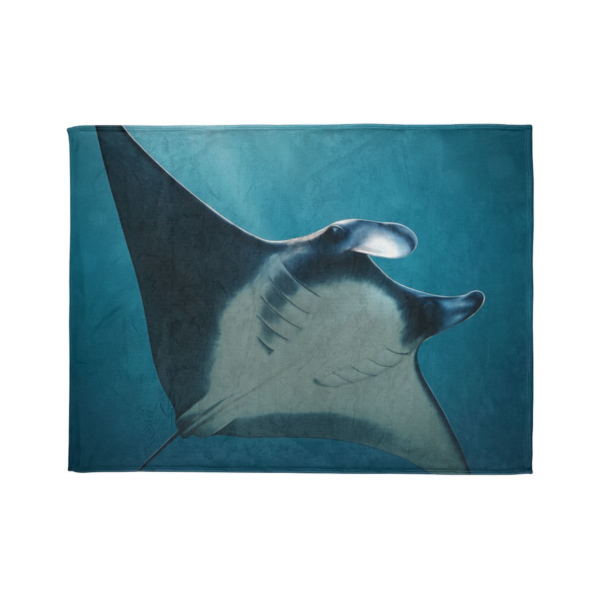 Starlit Surge Manta Ray trendy patterned blankets