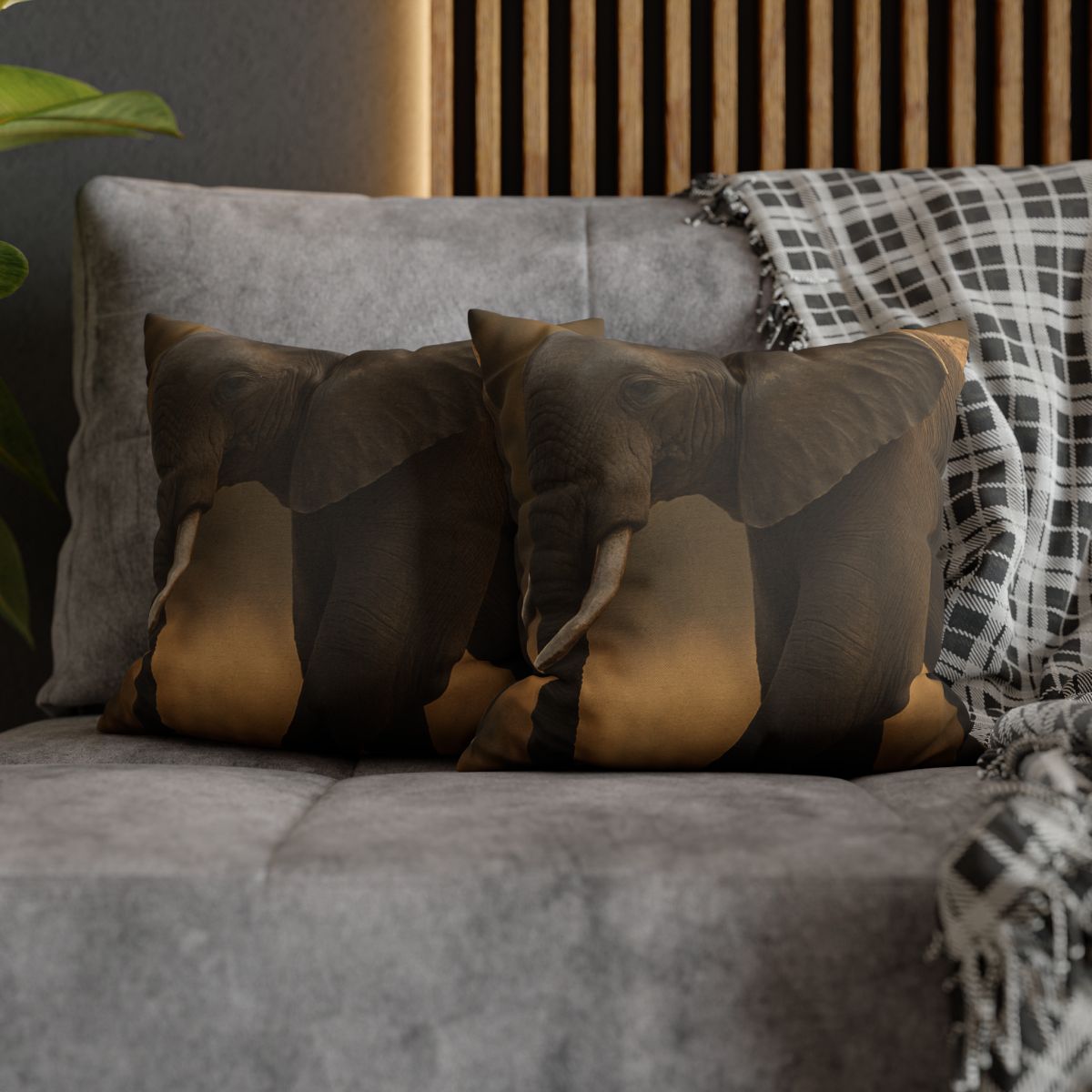 Savannah Sentinel Elephant unique gift pillow cases