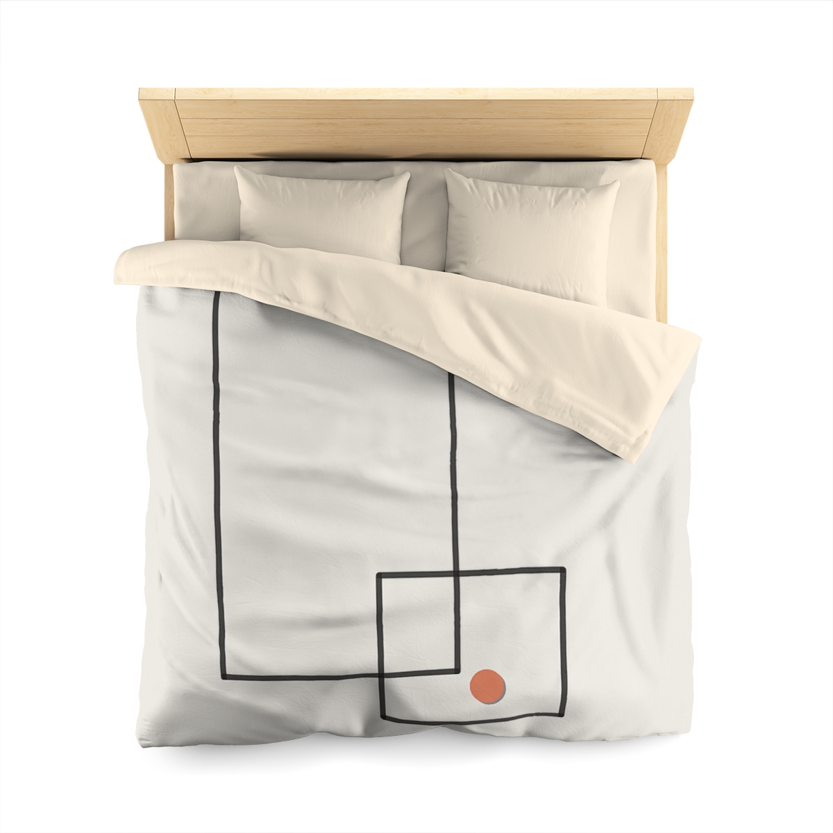 Offset Frame And Quiet Arc unique patterned duvets