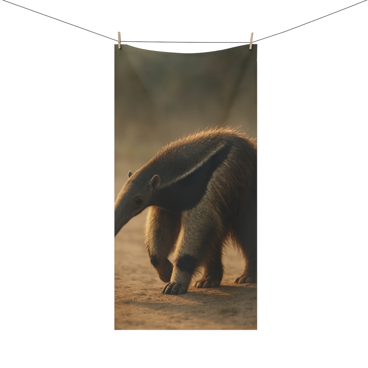 Twilight Brush Giant Anteater decorative home towels