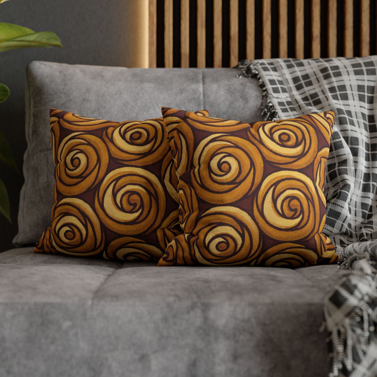 Spiral Bud Tessellation unique gift pillow cases