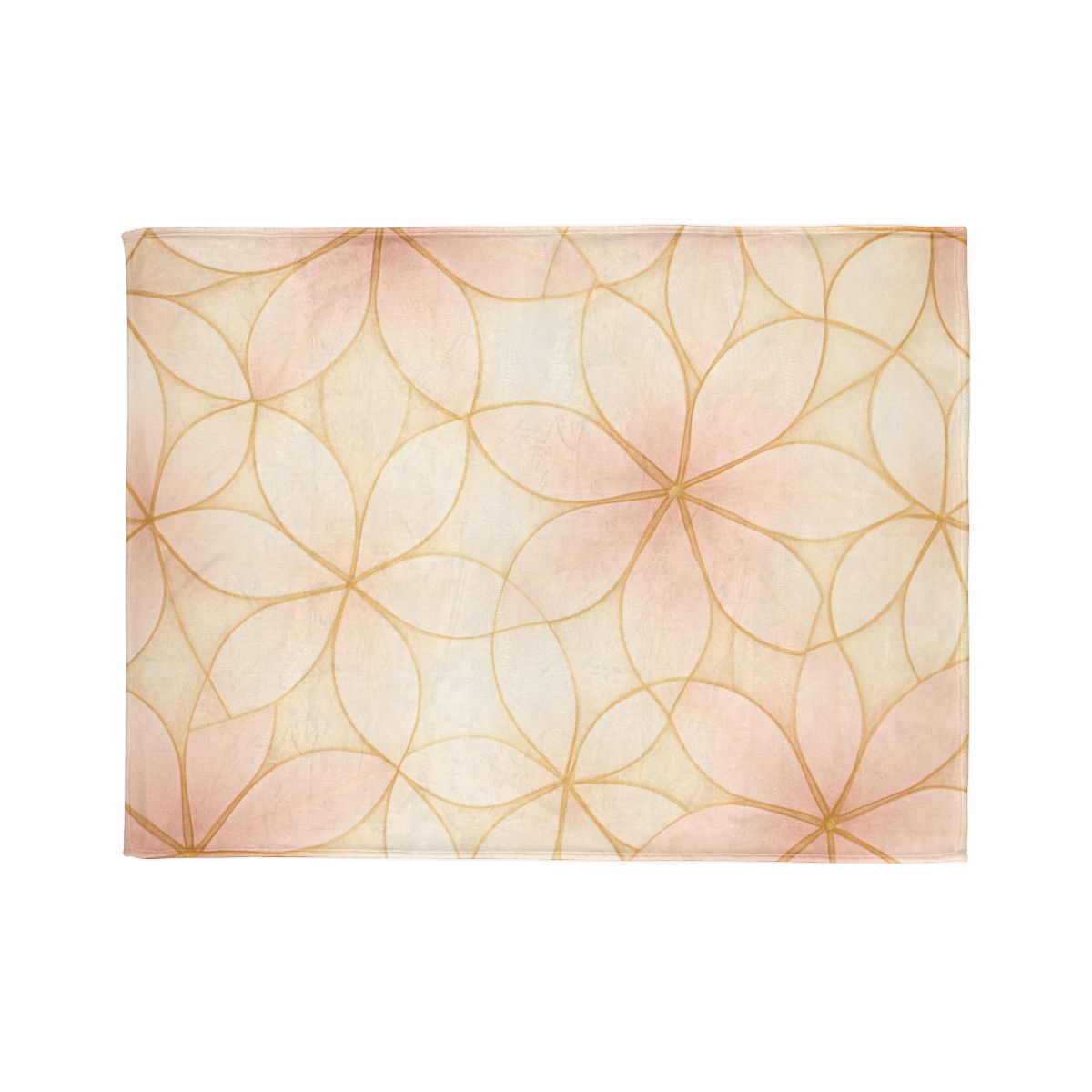 Petal Prism Lattice designer printed blankets