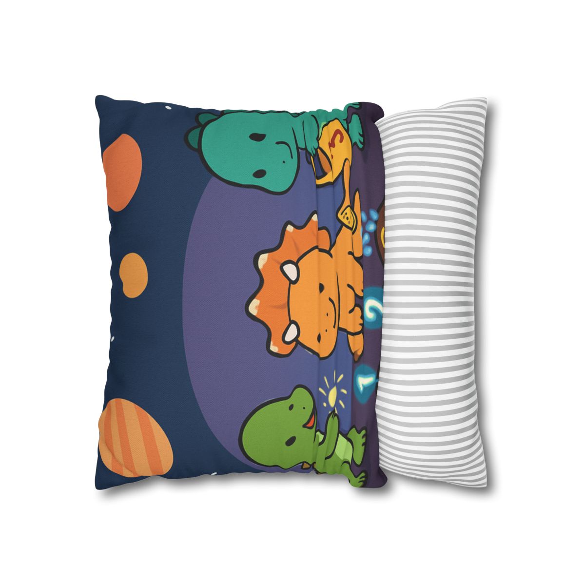 Galaxy Garden Dinosaurs designer print pillow cases