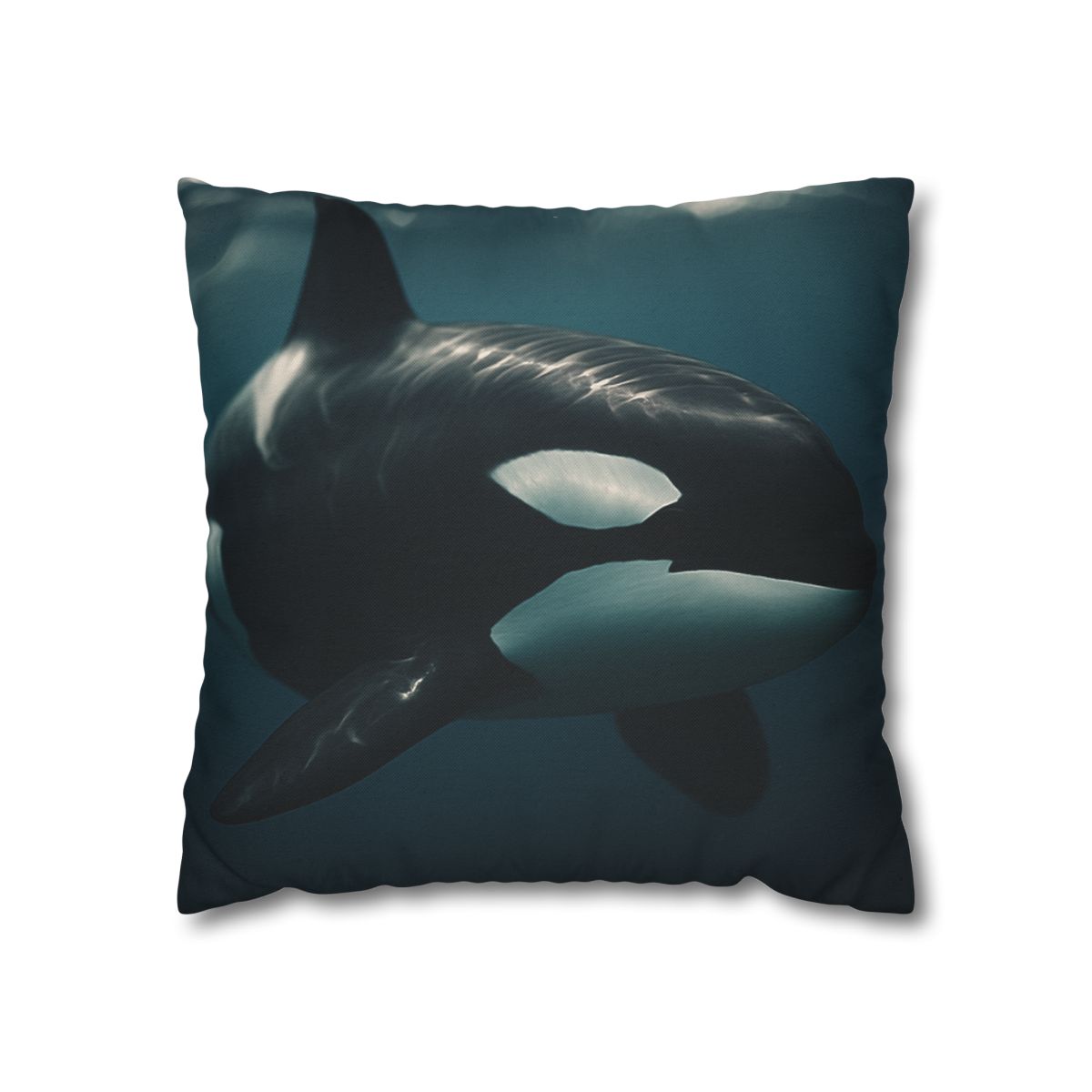 Tidal Shadow Orca soft cotton pillow cases