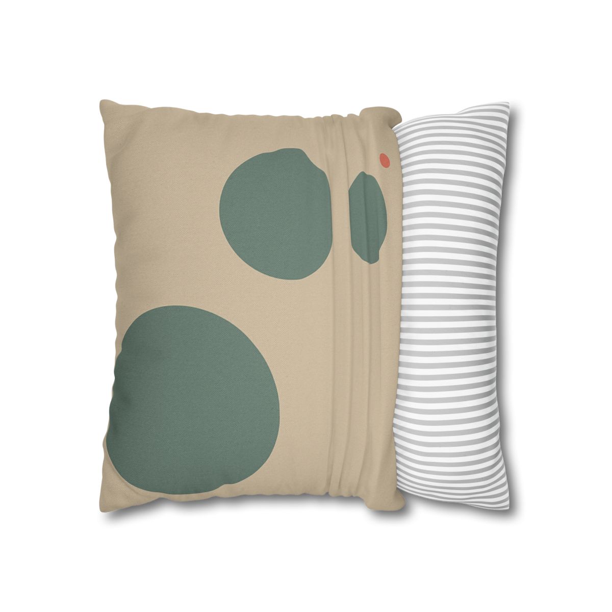 Quiet Triplet Of Offset Circles personalized pillow covers