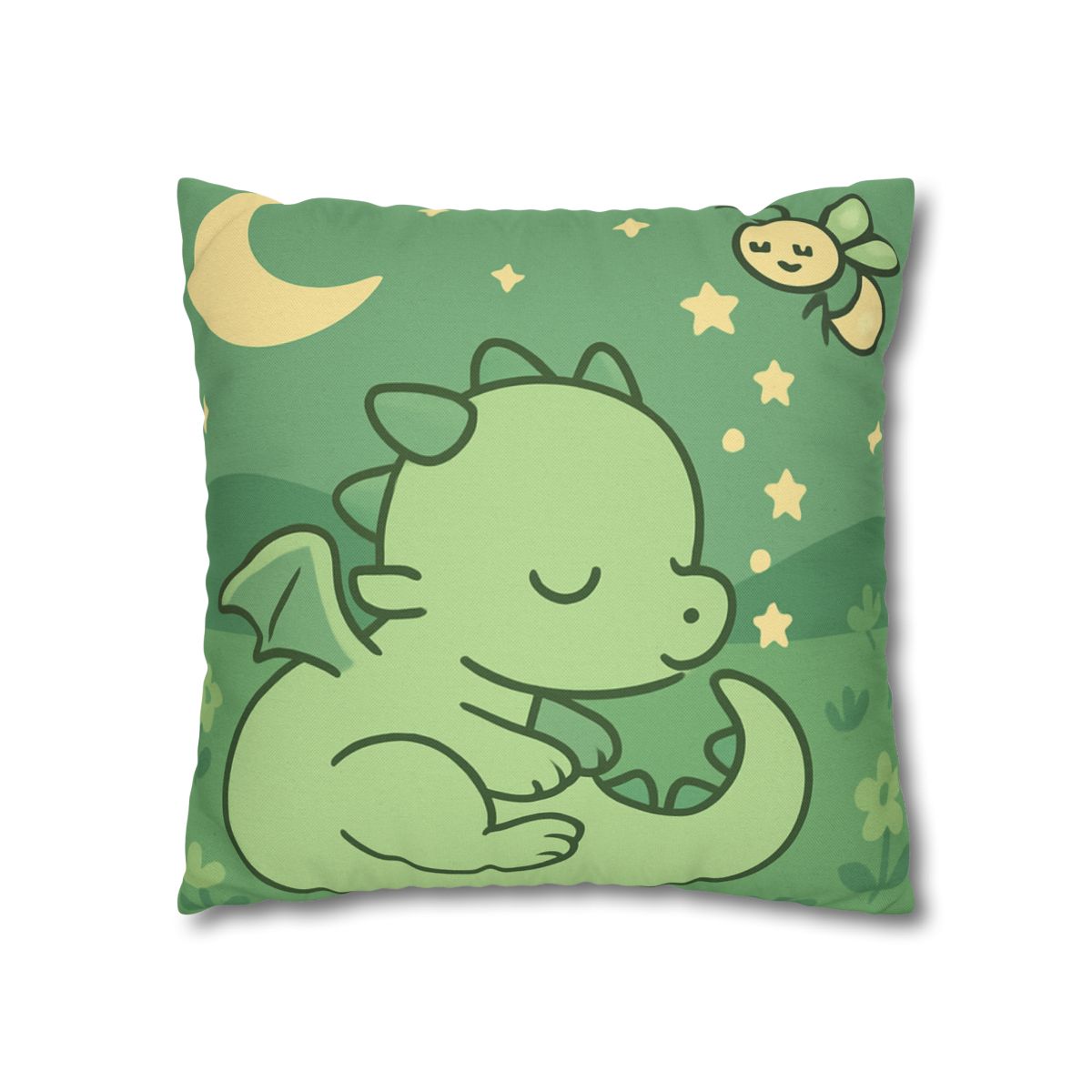 Moonlight Meadow Dragon comfortable bedding pillow covers