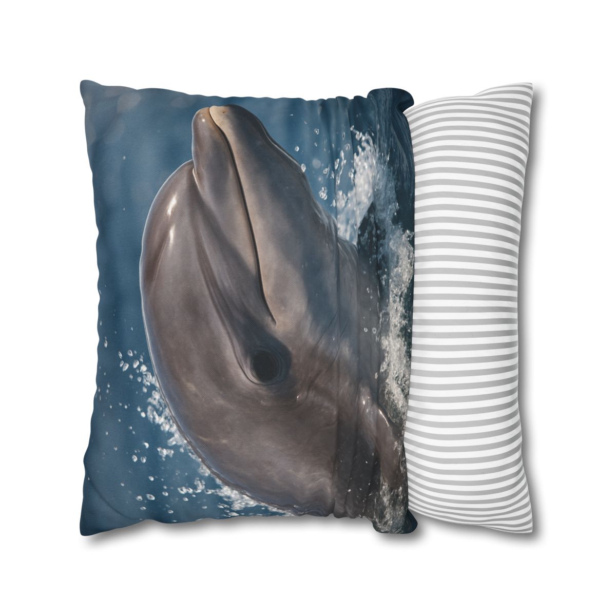 Mirrorflash Common Bottlenose Dolphin designer print pillow cases