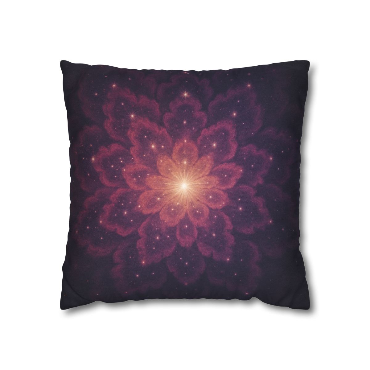 Starburst Fractal Bloom unique gift pillow cases