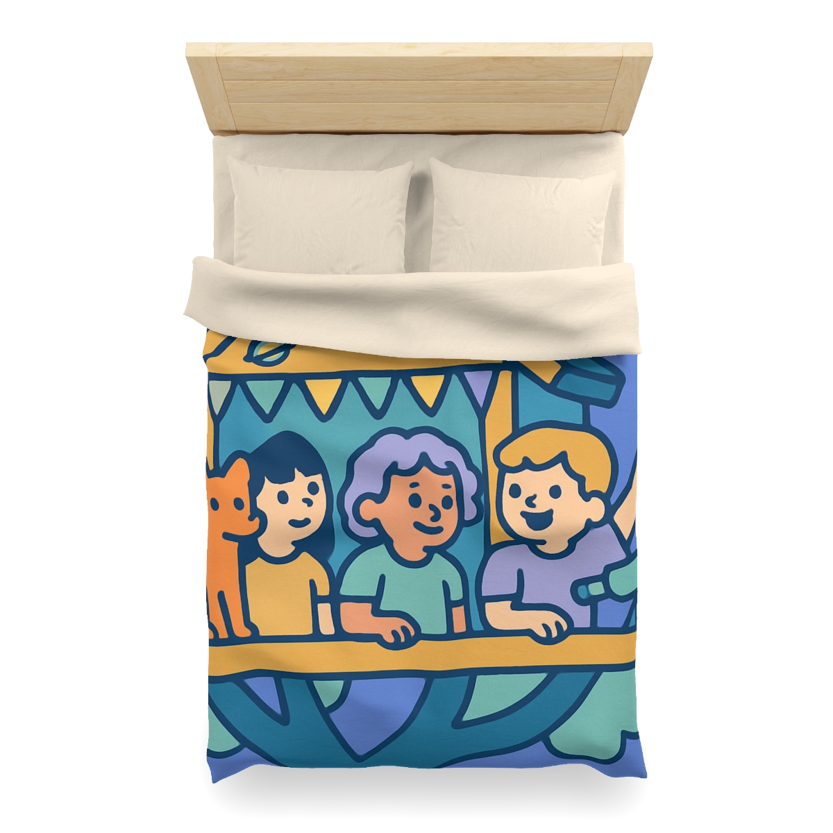 Galaxy Treehouse Explorers stylish duvet covers