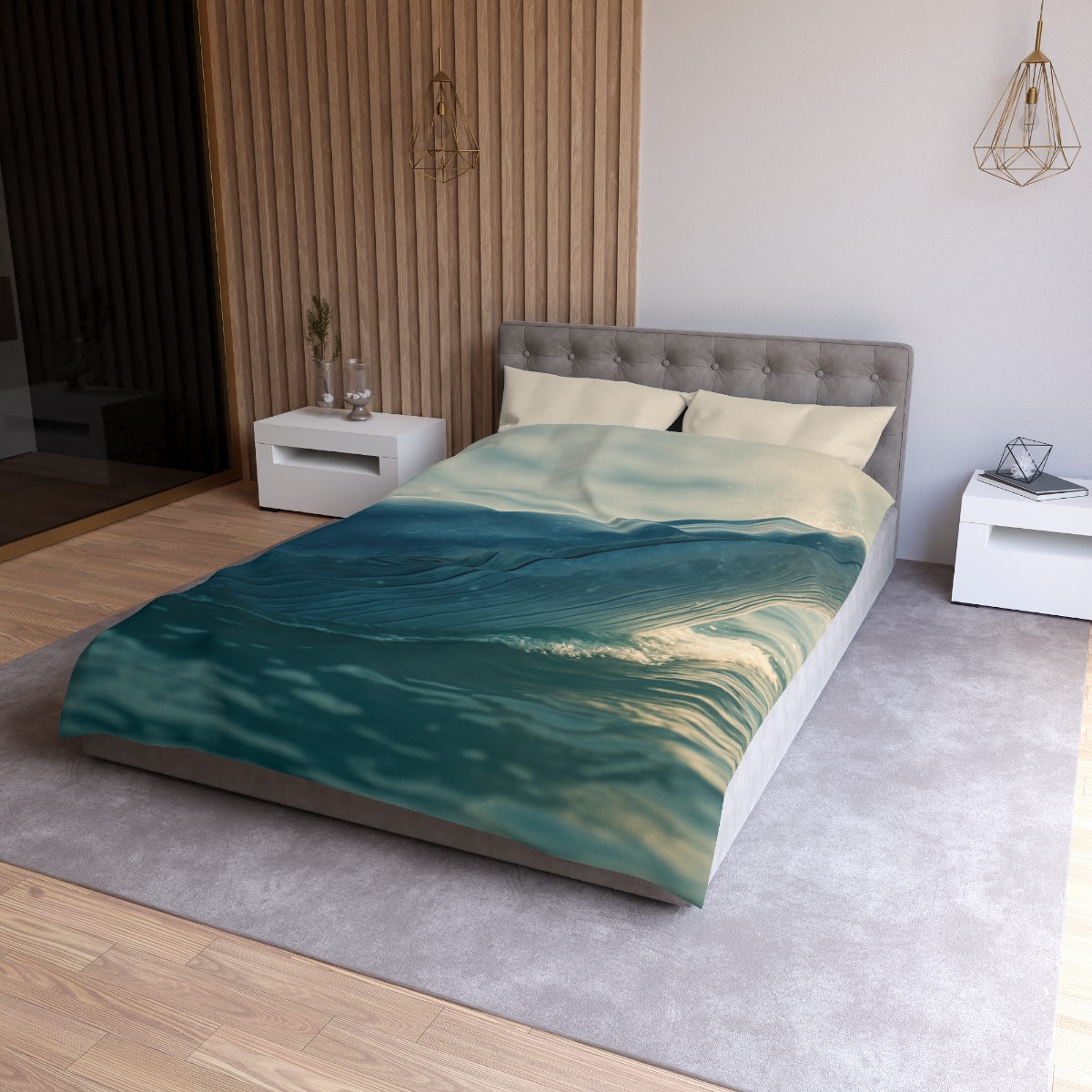 Ocean Song Blue Whale unique patterned duvets