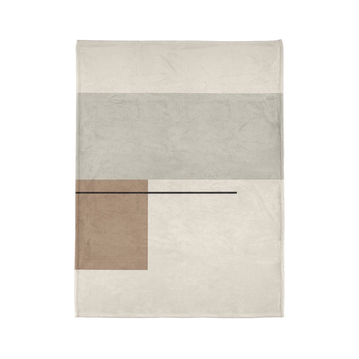 Offset Rectangle Pair With Line custom blankets