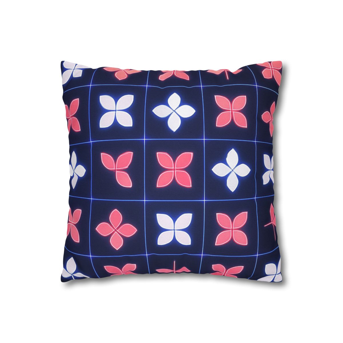 Quantum Blossom Grid custom pillow cases