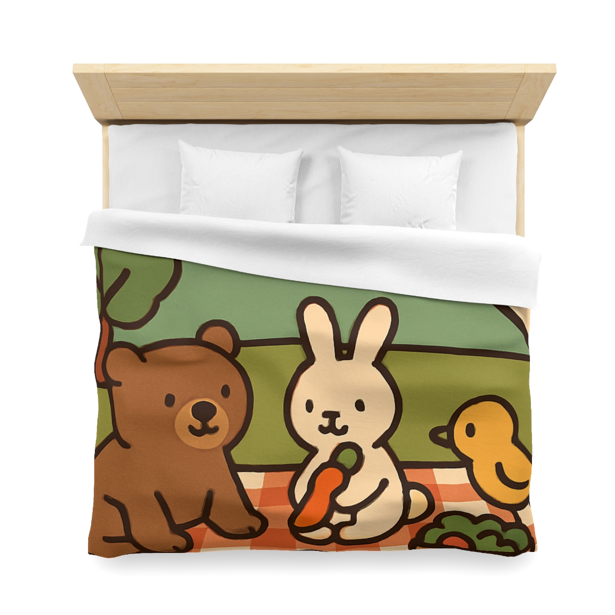 Mountain Picnic Pals soft comforter duvets