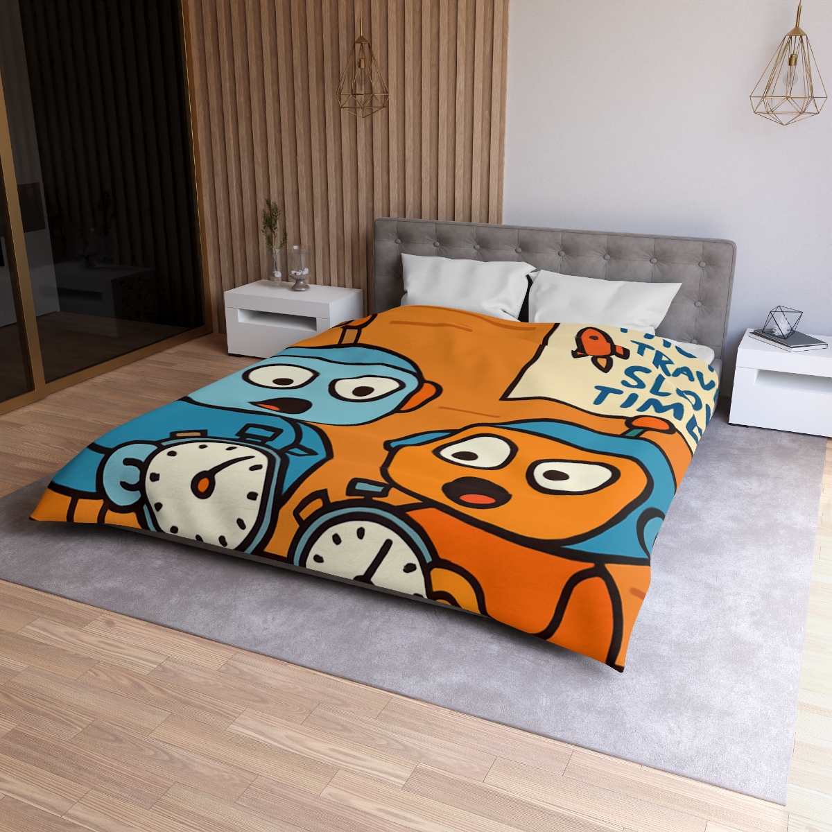 Time Dilation Treehouse Twins stylish duvet covers