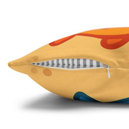 Coral Classroom Sea Turtle Guide trendy patterned pillow cases