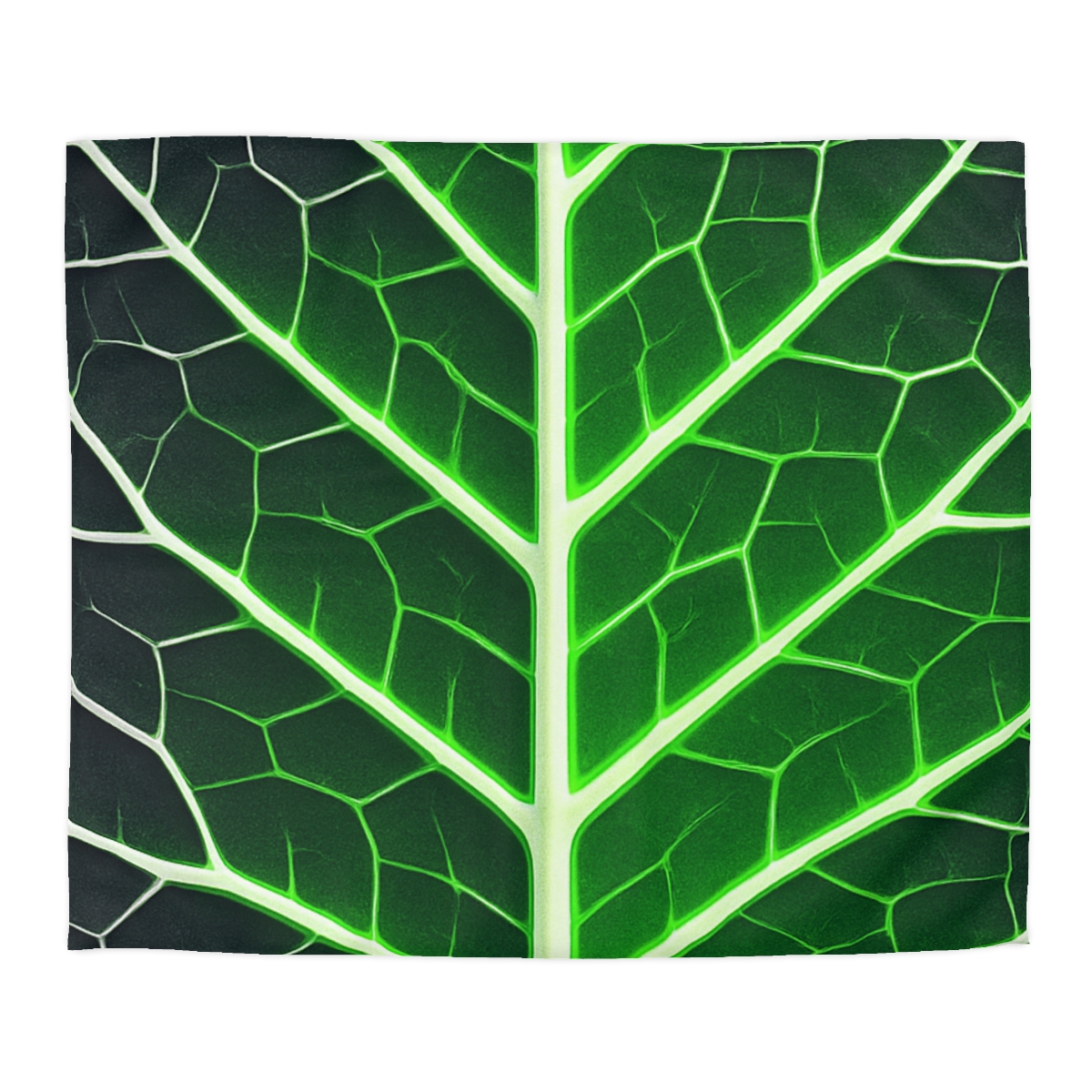 Fractaled Leaf Vein Web soft comforter duvets