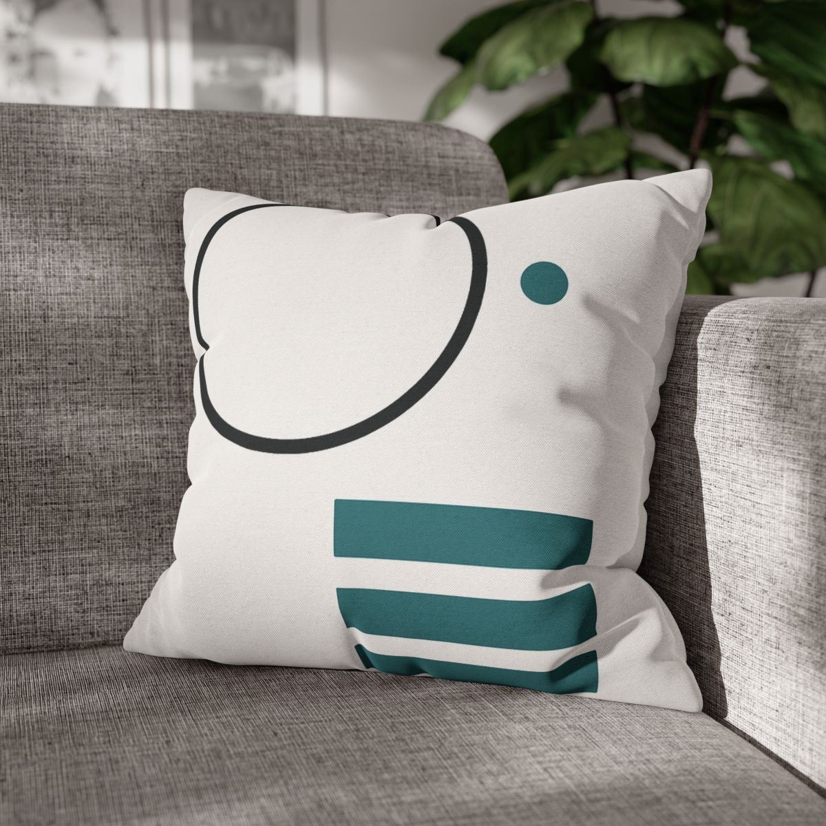 Orbiting Bars And Hollow Circle comfortable bedding pillow covers