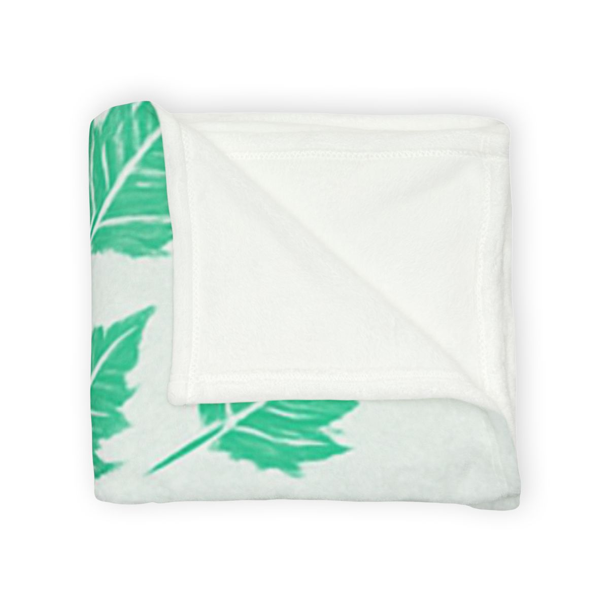 Fractal Leaf Radiance custom blankets