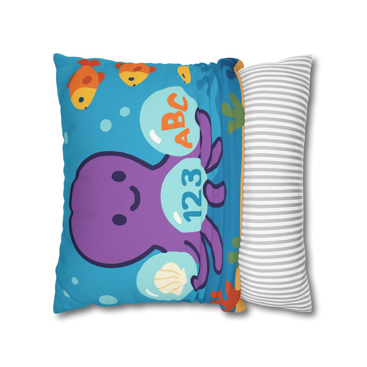 Octopus Library Of Bubble Books trendy patterned pillow cases