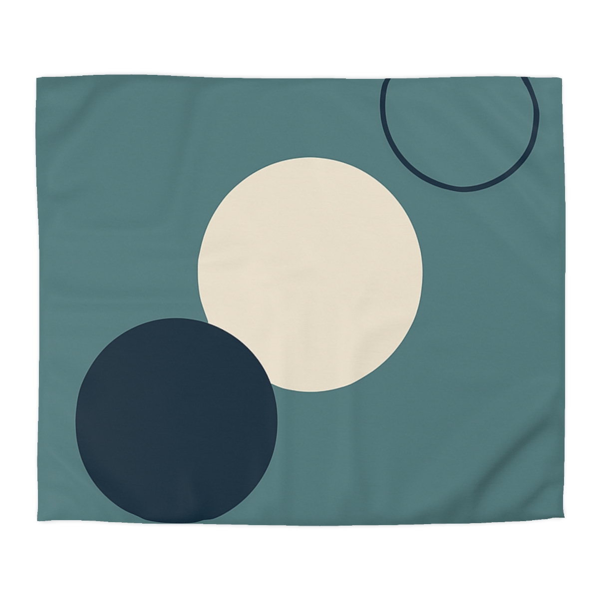 Staggered Trio Of Circles Harmony custom duvets