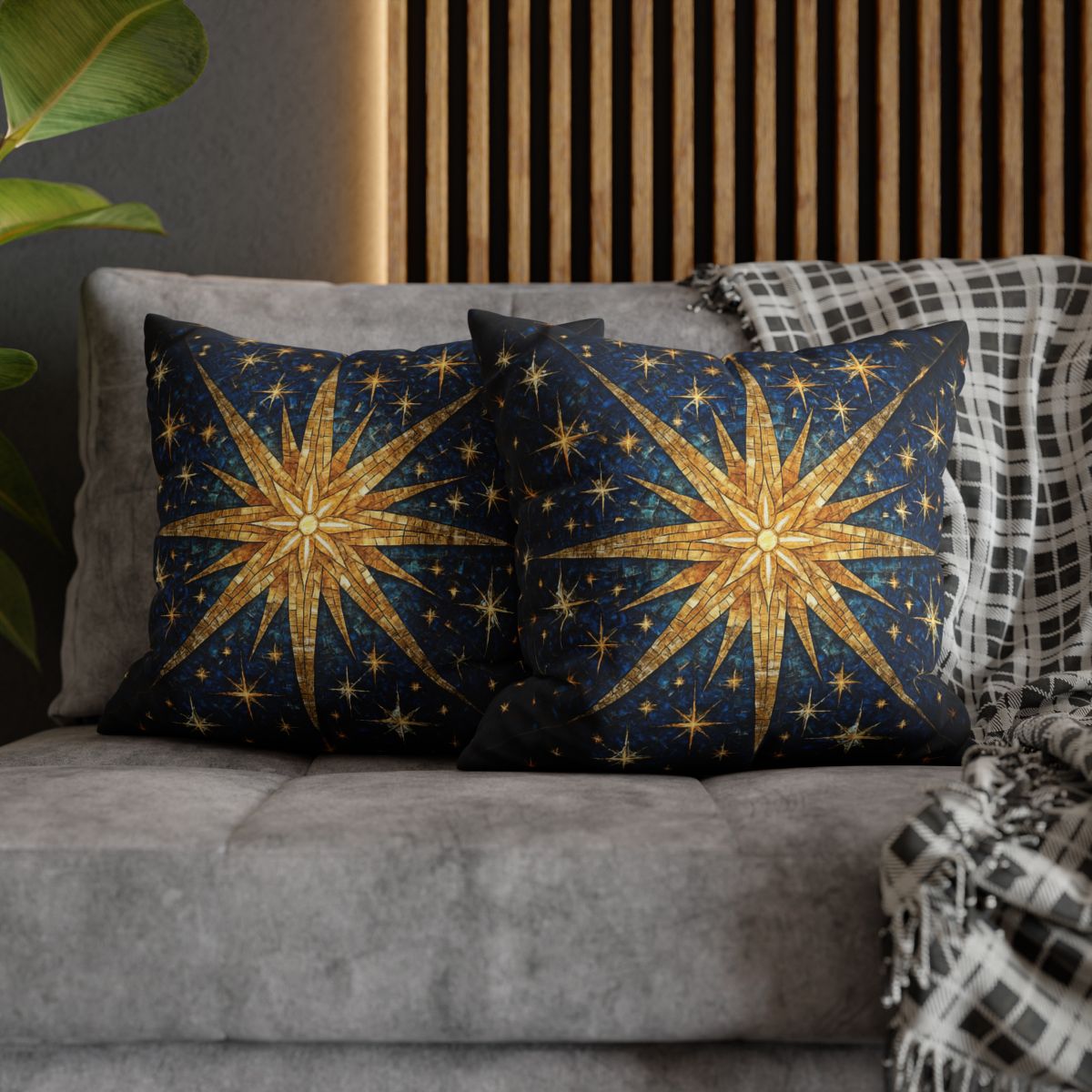 Starburst Radiant Mosaic comfortable bedding pillow covers