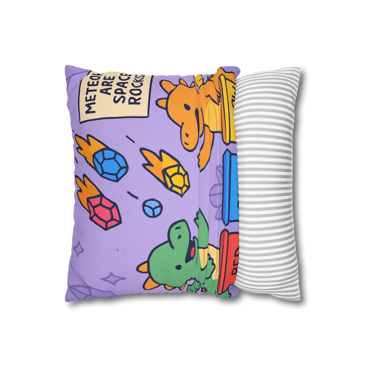 Crystal Cave Dragons Sorting Gem Meteors trendy patterned pillow cases