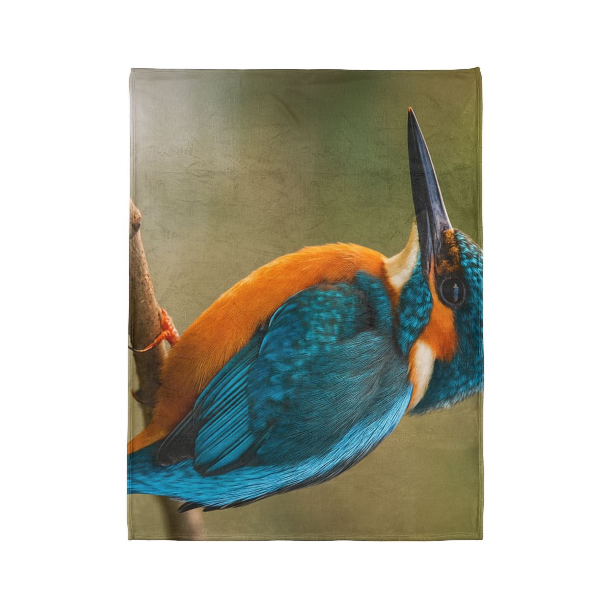 Sapphire Bolt Kingfisher decorative home blankets