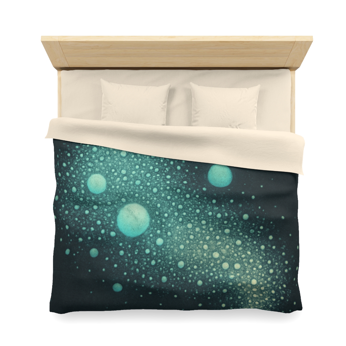Seed Cluster Nebula Bloom designer printed duvets