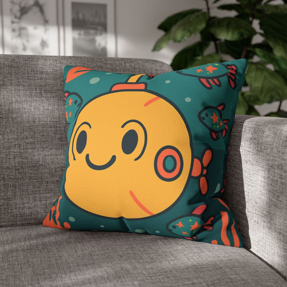 Underwater Planet Explorer Sub unique gift pillow cases