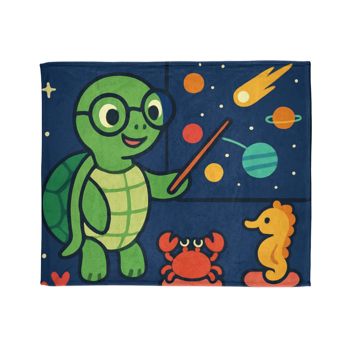 Comet Classroom Turtle decorative home blankets
